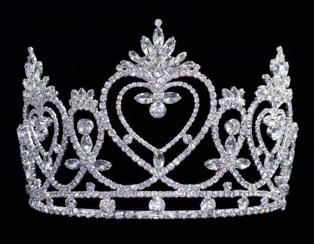#16455 Pageant Praise Tiara with Combs - 5"