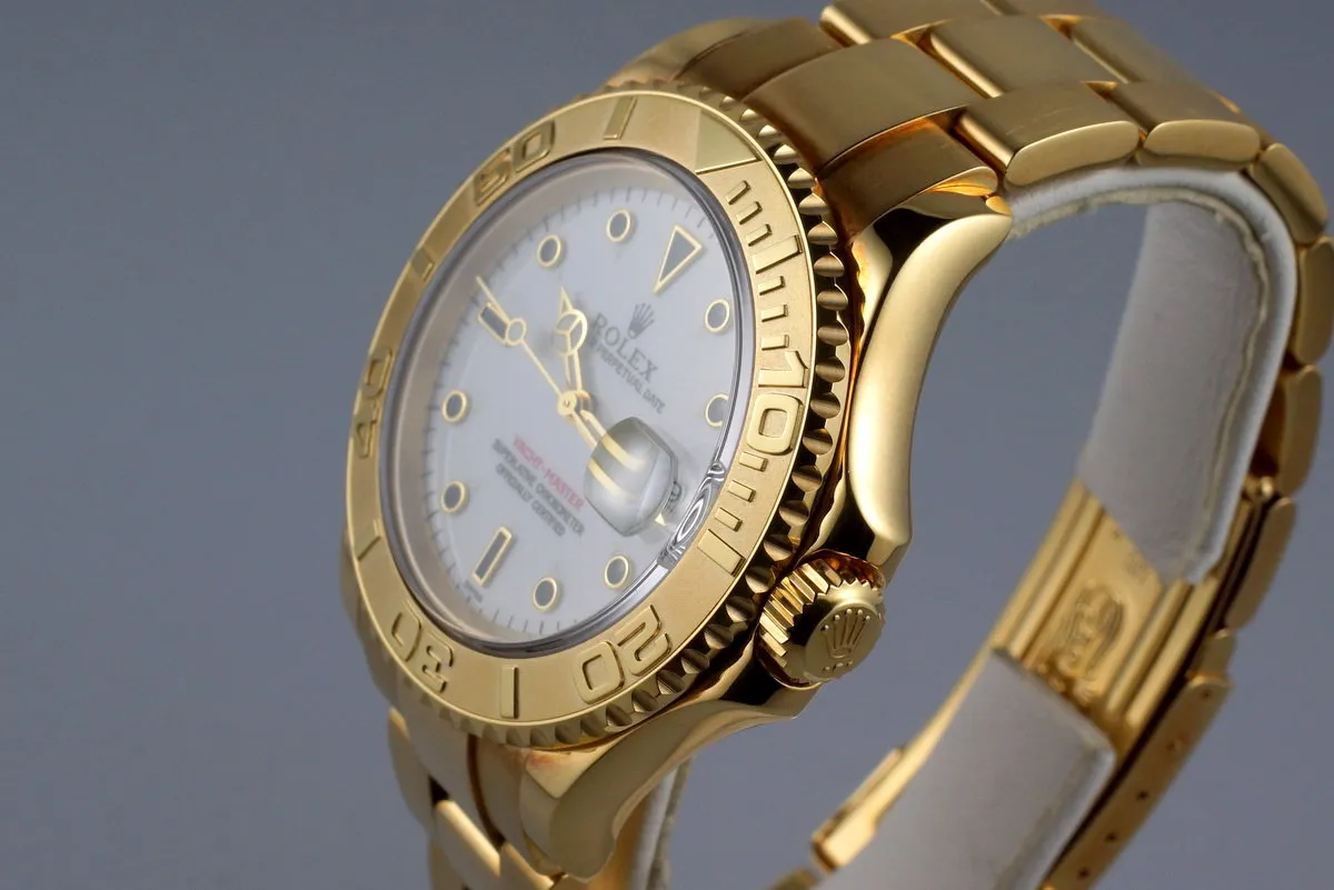 1998 Rolex YG Yacht-Master 16628B with Box and Papers
