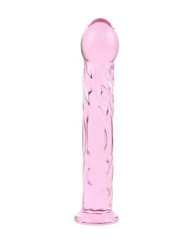 230403 - Lucent Pinky Swirls Glass Massager