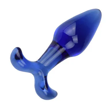 230445 - Lucent Fleur Glass Butt Plug - 4.5 Inch