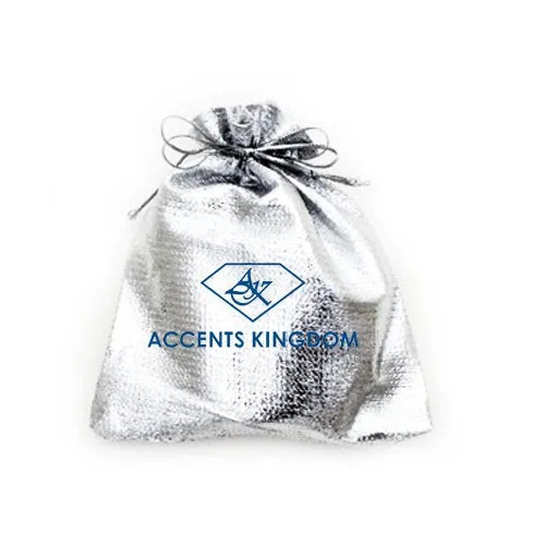 Accents Kingdom Women's Magnetic Hematite Tuchi Simulated Pearl Bracelet with Simulated Aquamarine Crystal, 7.5"