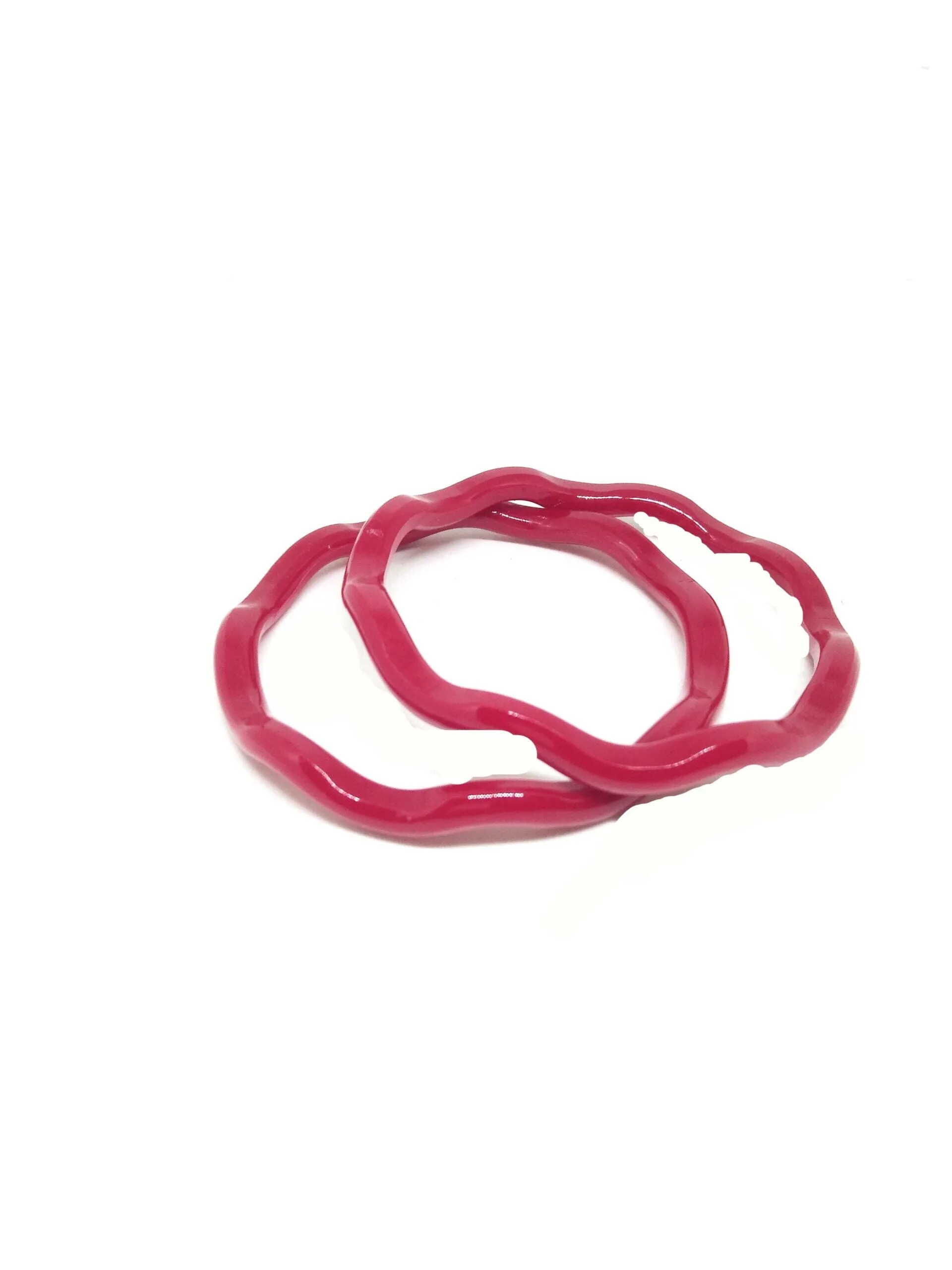 Acrylic Zigzag Pola Bangle Set Pack of 2