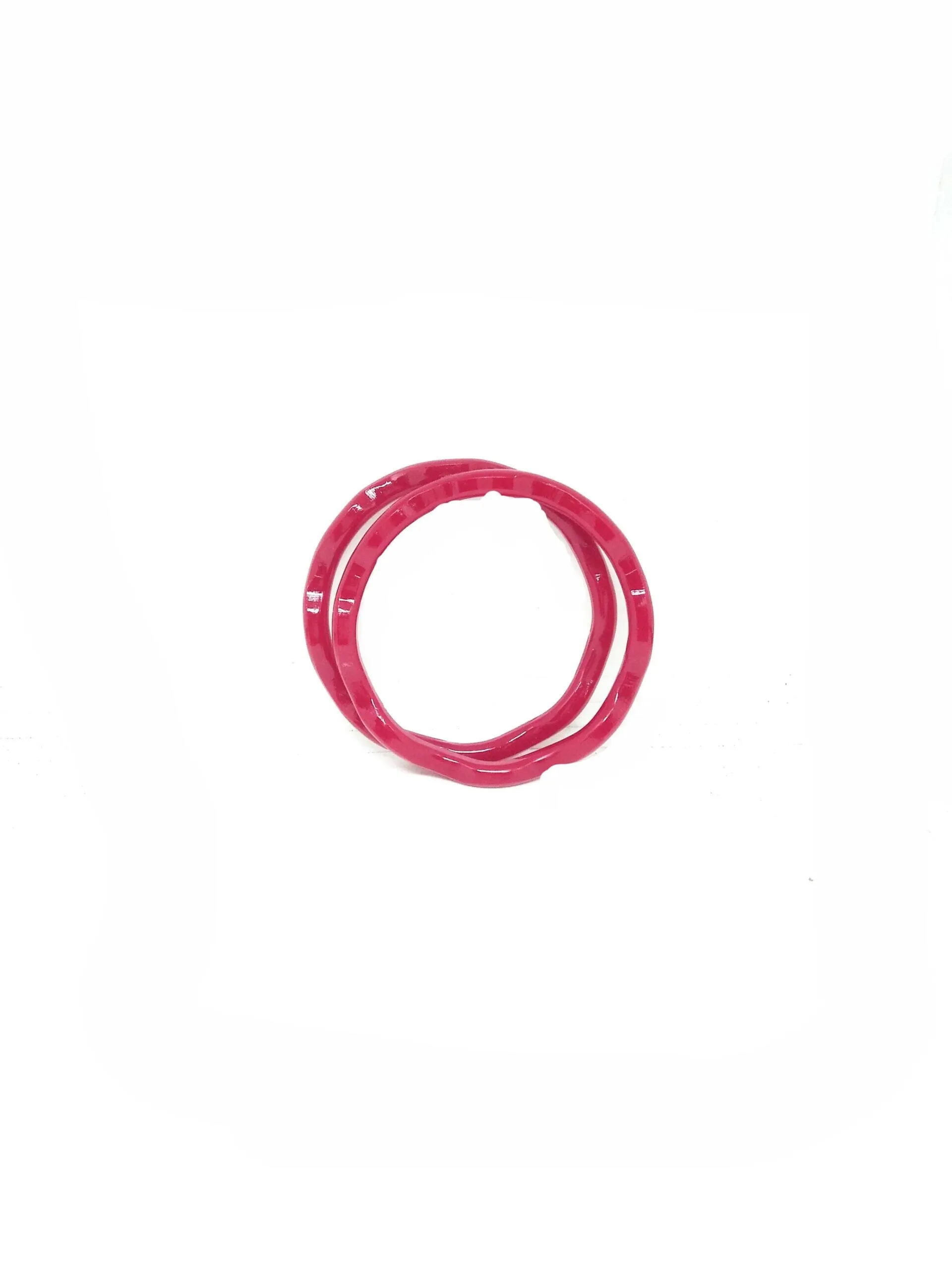Acrylic Zigzag Pola Bangle Set Pack of 2