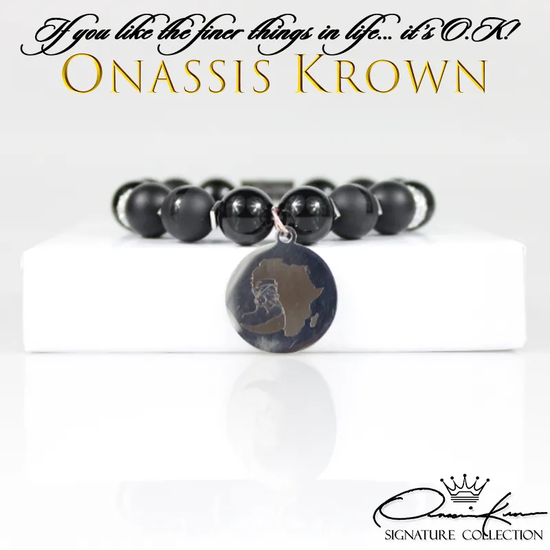 African Queen Charm Bead Bracelet