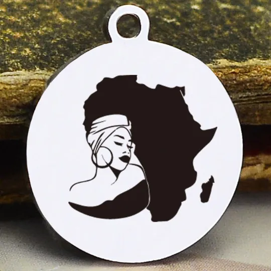 African Queen Charm Bead Bracelet