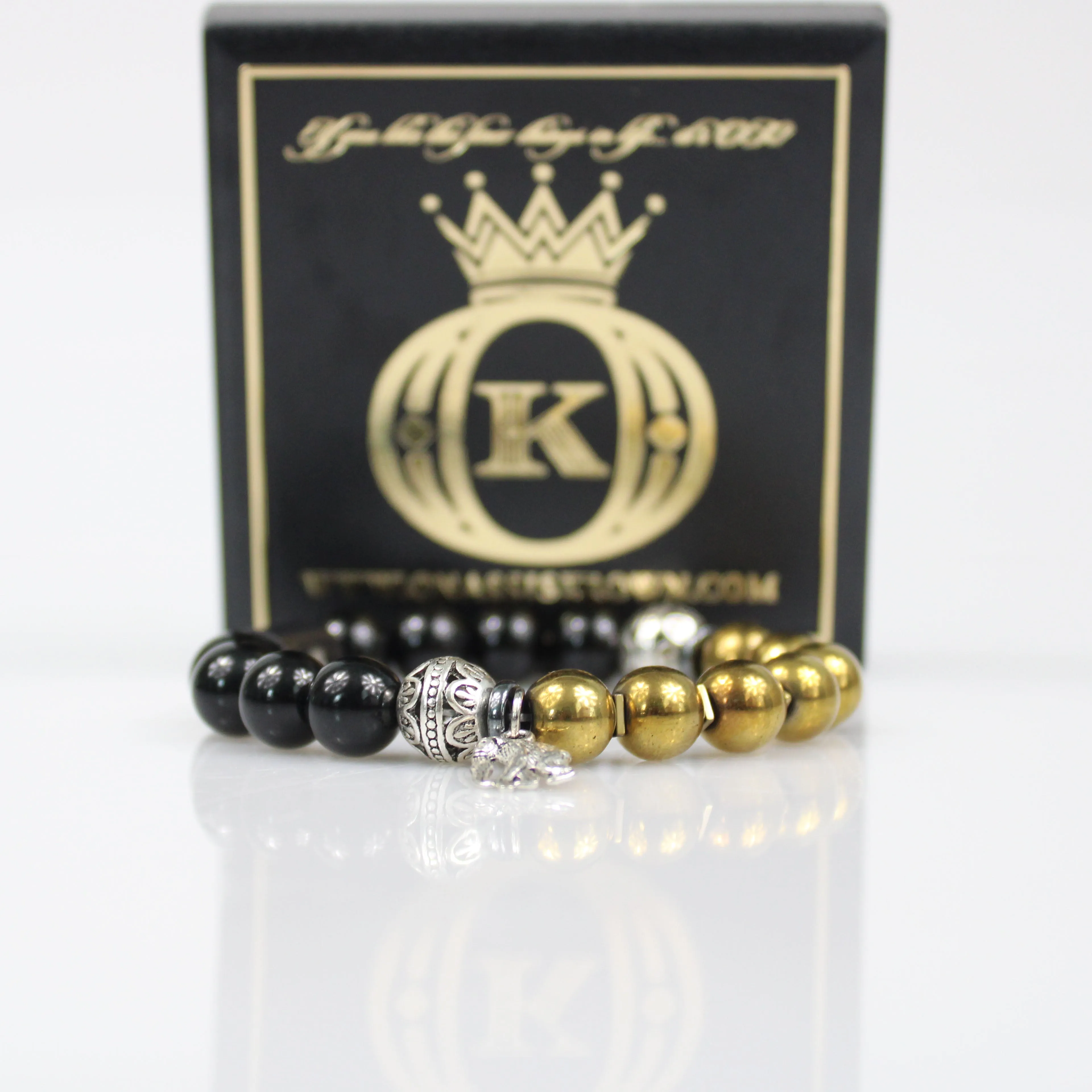 Alpha Ape Charm Bead Bracelet