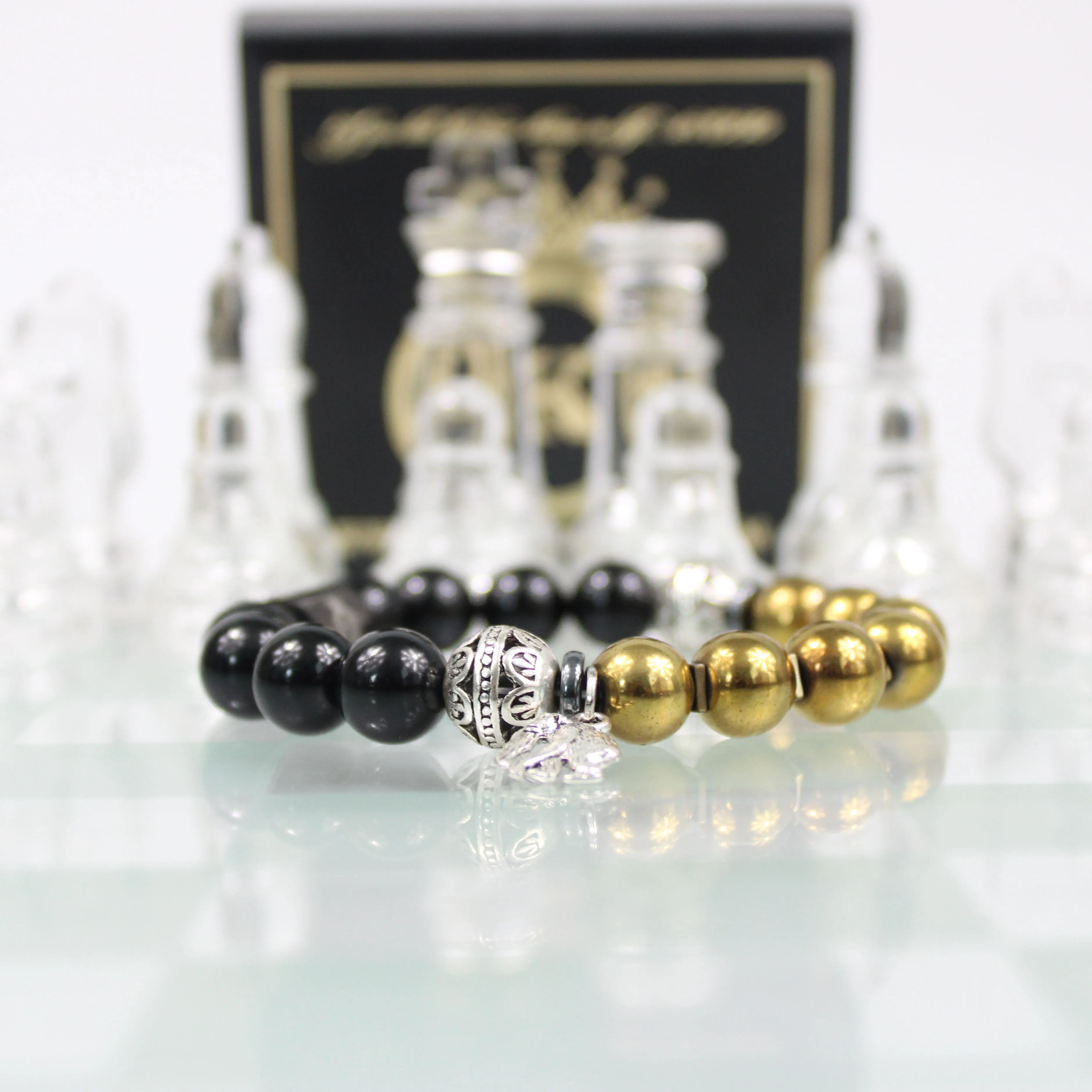 Alpha Ape Charm Bead Bracelet
