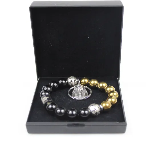 Alpha Egyptian Pharaoh Bead Bracelet