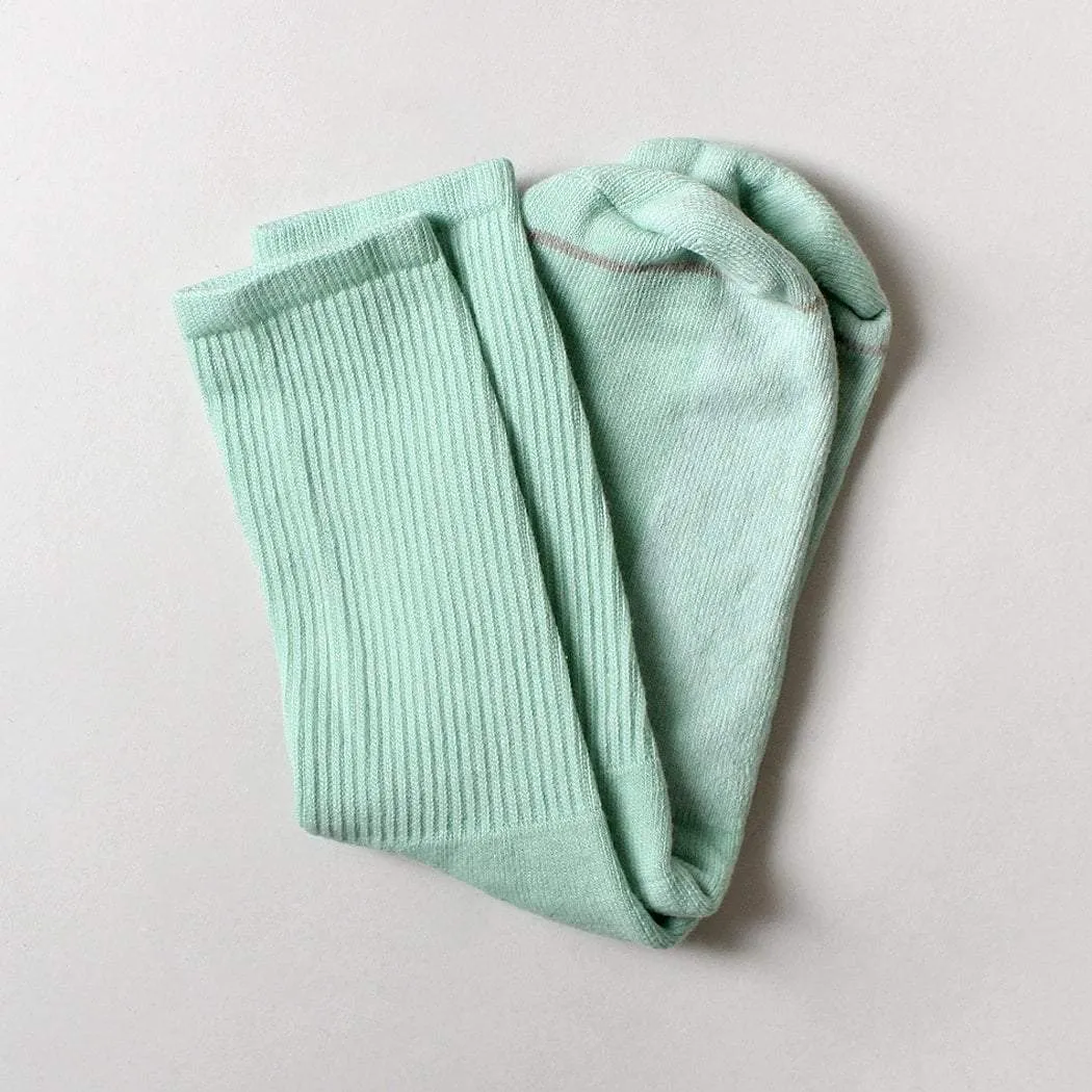 American Trench Silver Crew Socks