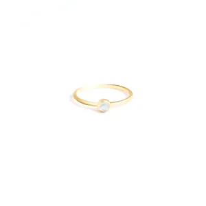 Aquamarine Mano Ring
