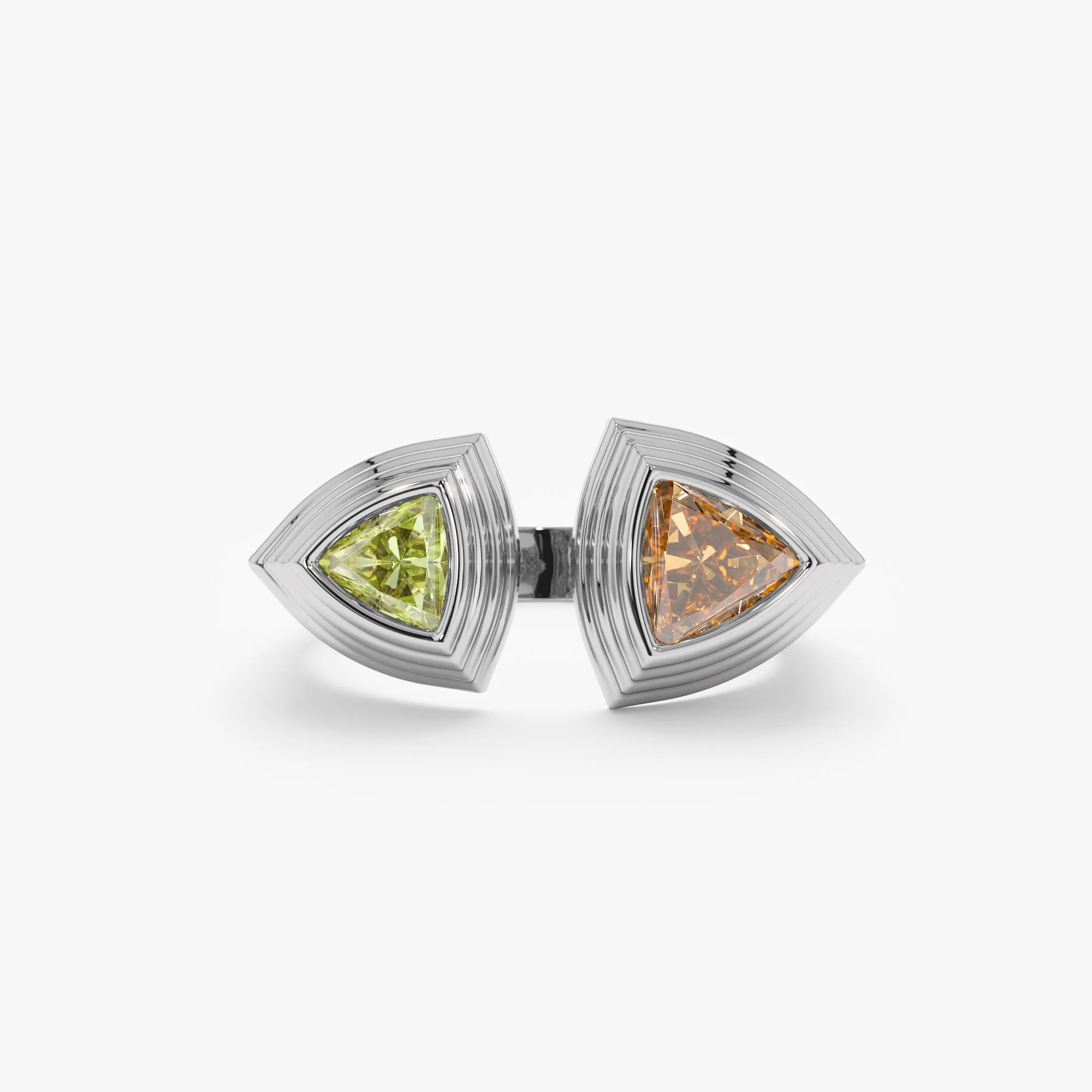 Art Deco Citrine and Peridot Ring, Nandin