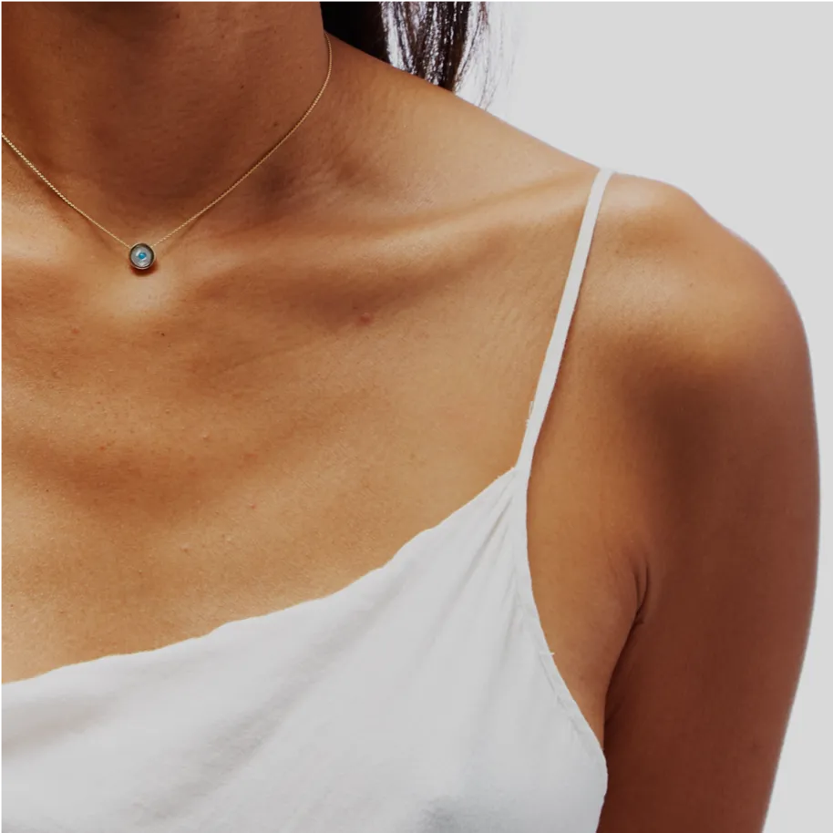 BIRTHSTONE 14K GOLD NECKLACE