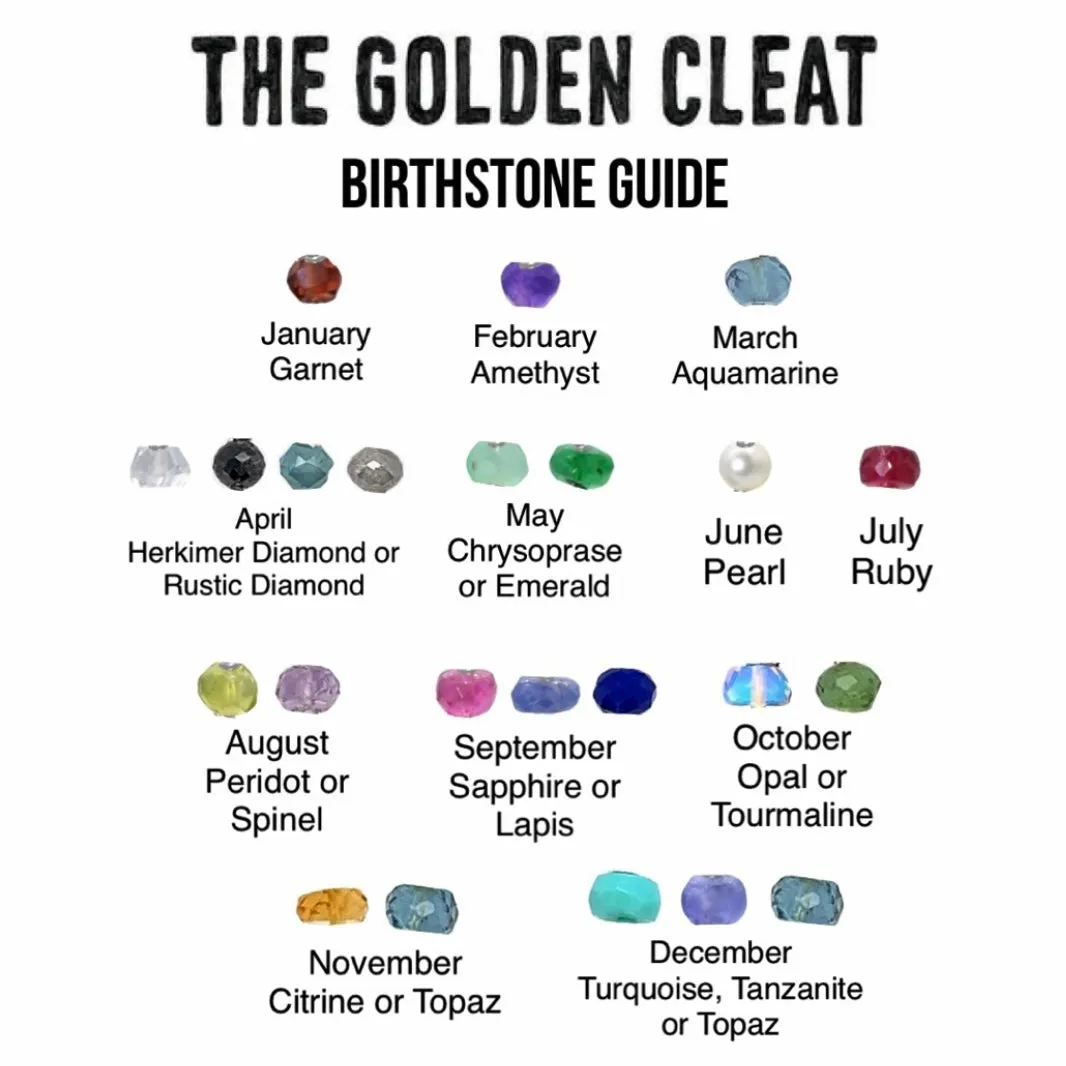 Birthstone Rondelle Multidrop Necklace