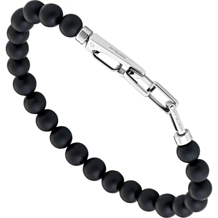 Bracelet homme Wrap Me en perle d'onyx