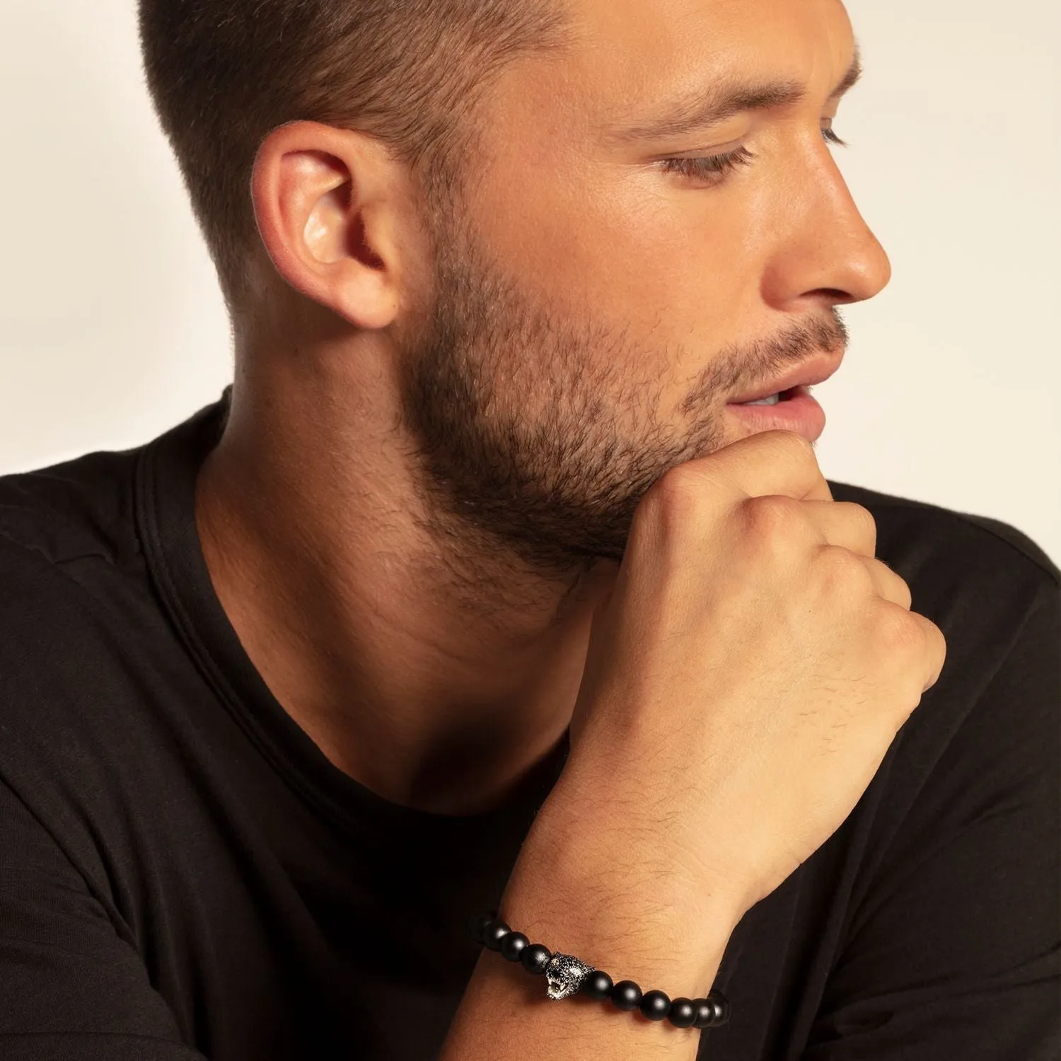 Bracelet "Black Cat Onyx"