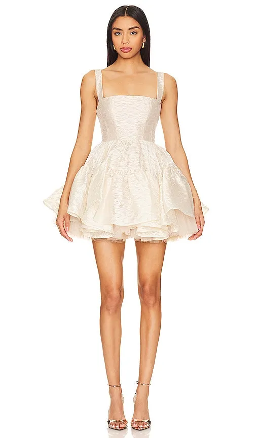 Bronx and Banco Tiara Dress in Cream