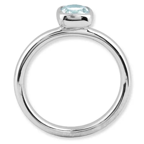 Colored stone ring - Aquamarine