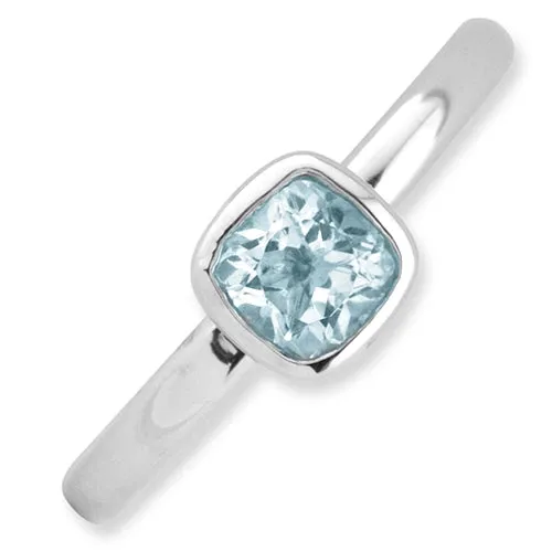Colored stone ring - Aquamarine