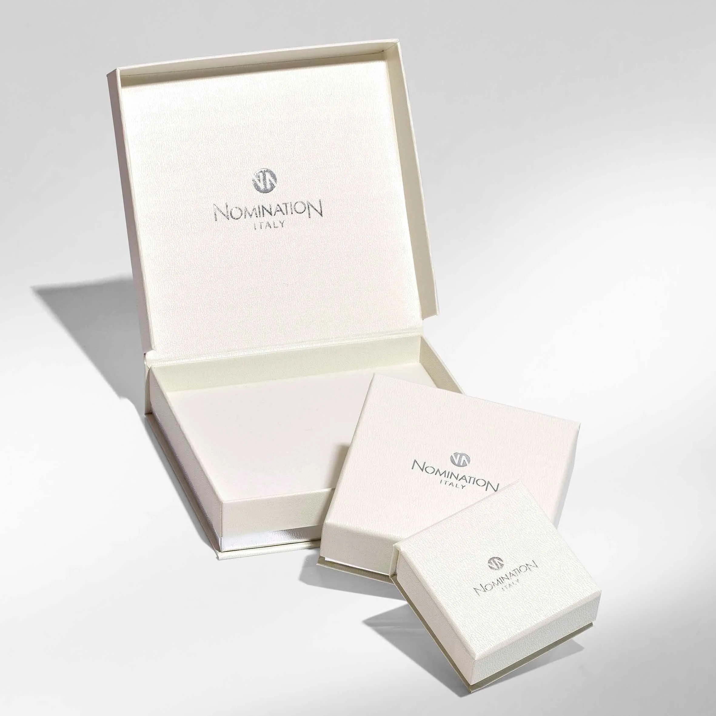 Composable Classic Pastel Stripe Heart Link - Silver - 330204/37