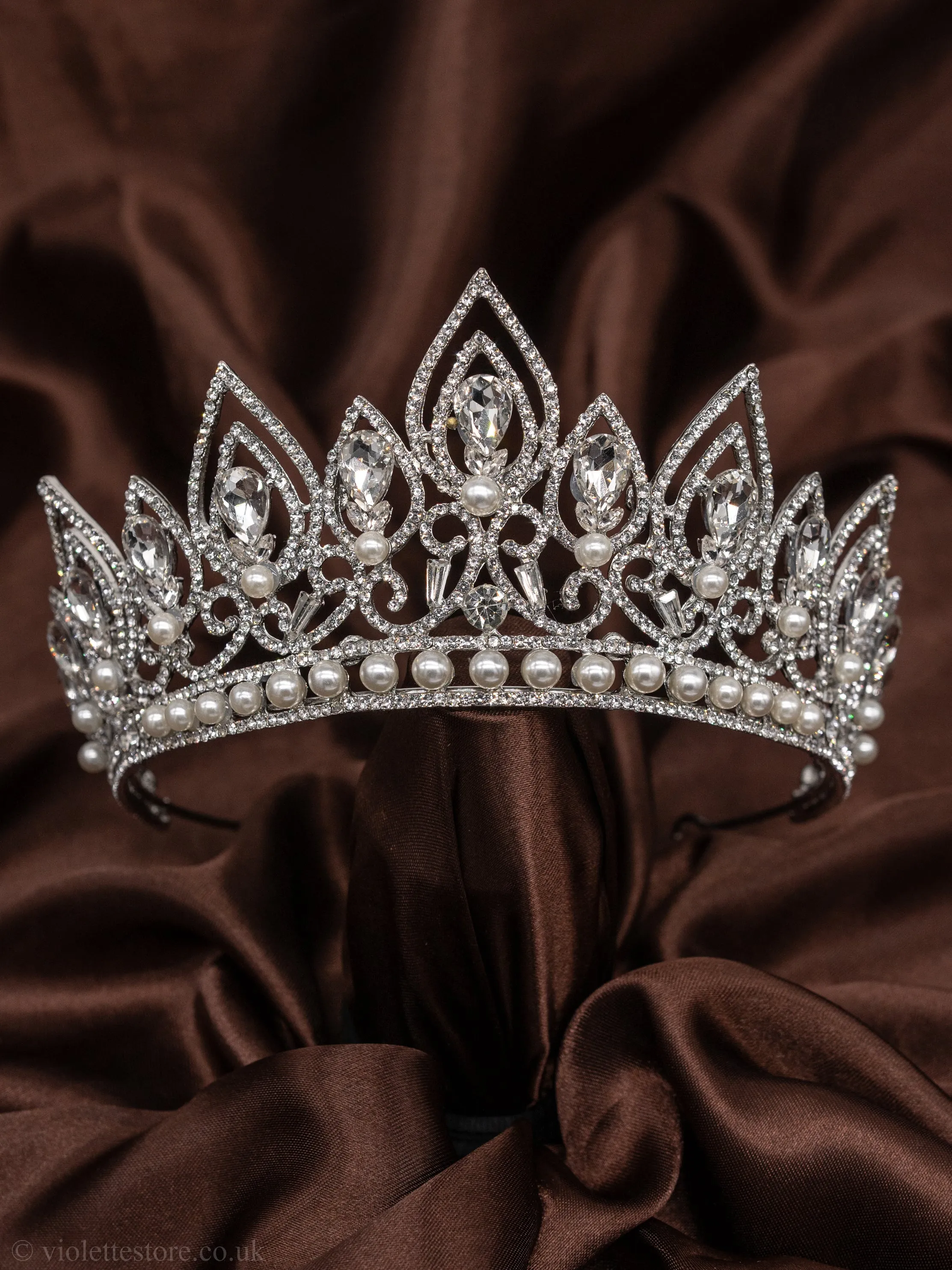 Crystal and Pearl Tiara