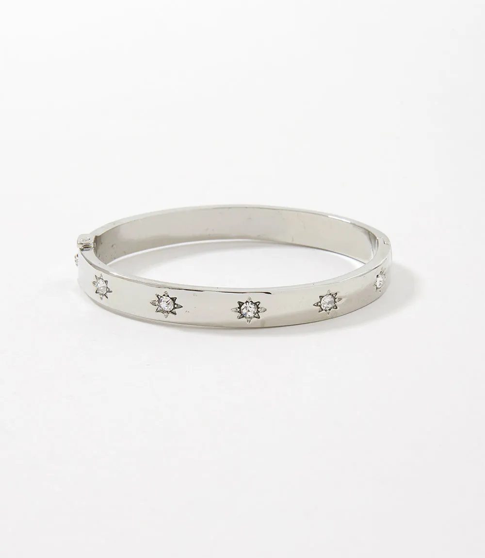 Crystal Starburst Bangle