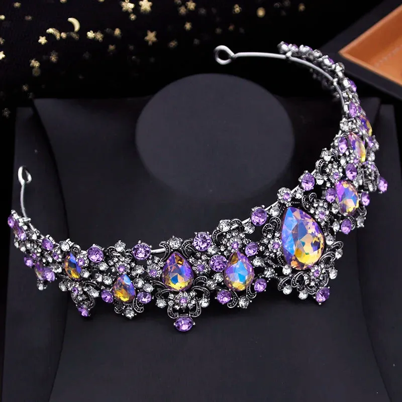 Crystal Wedding Crown Ladies Tiaras Princess Party Prom Hair Accessory