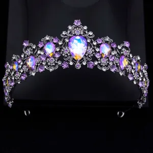 Crystal Wedding Crown Ladies Tiaras Princess Party Prom Hair Accessory