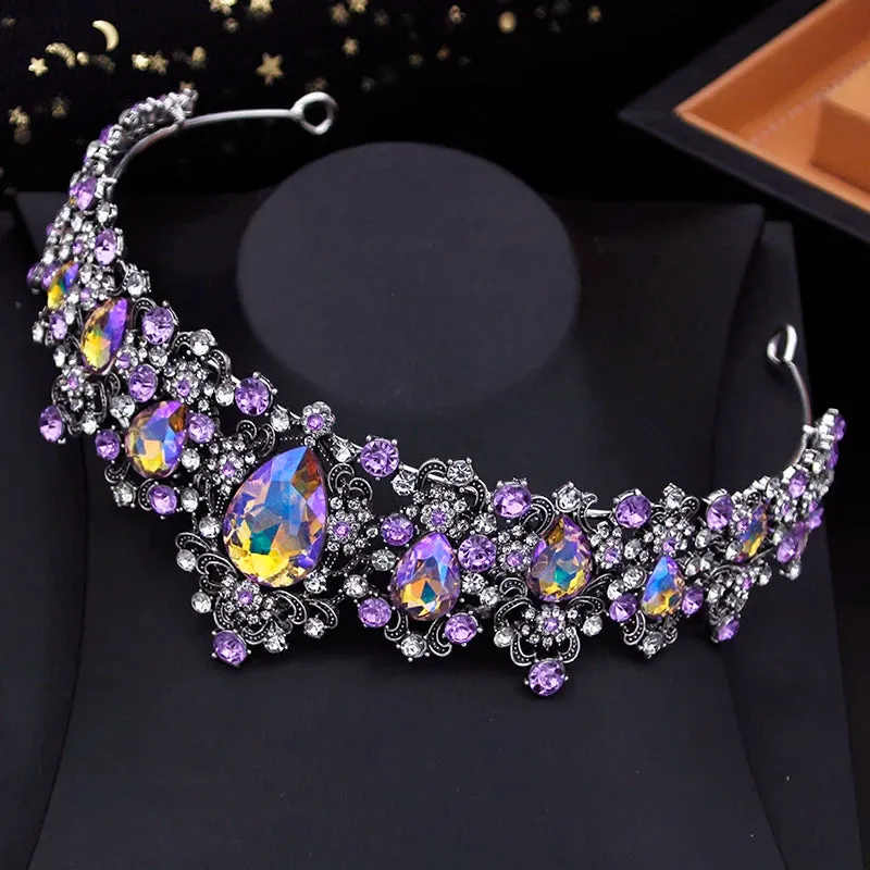 Crystal Wedding Crown Ladies Tiaras Princess Party Prom Hair Accessory