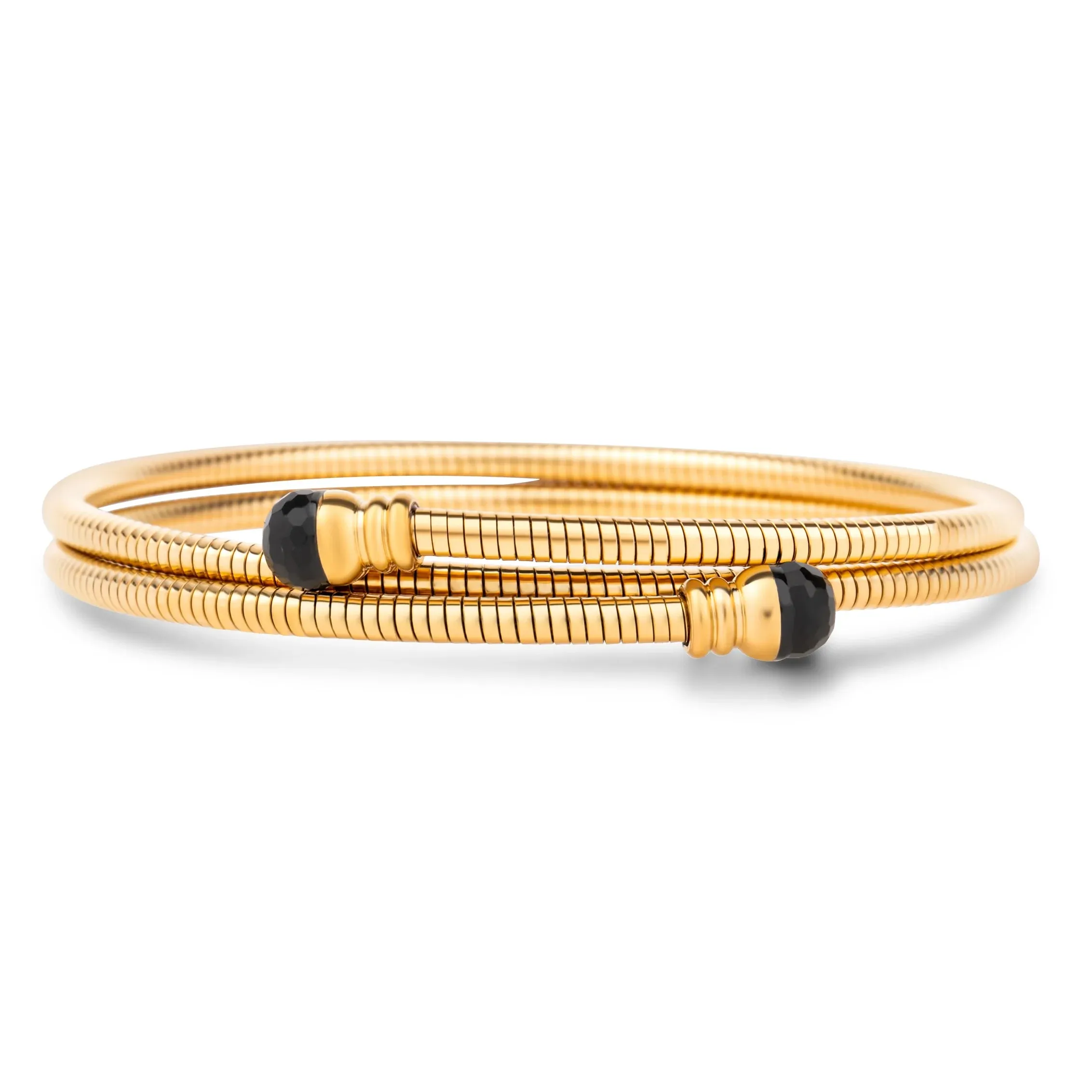 Ellie Vail Jamelia Coil Wrap Gold Bracelet / Anklet