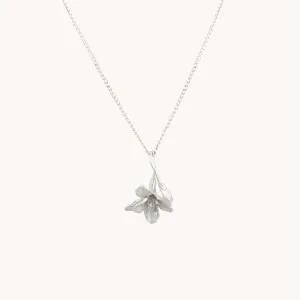Freesia Silver Pendant with Chain W.