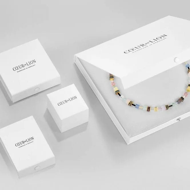 GeoCUBE® Onyx Black-Rose Gold Bracelet 4018/30-1300