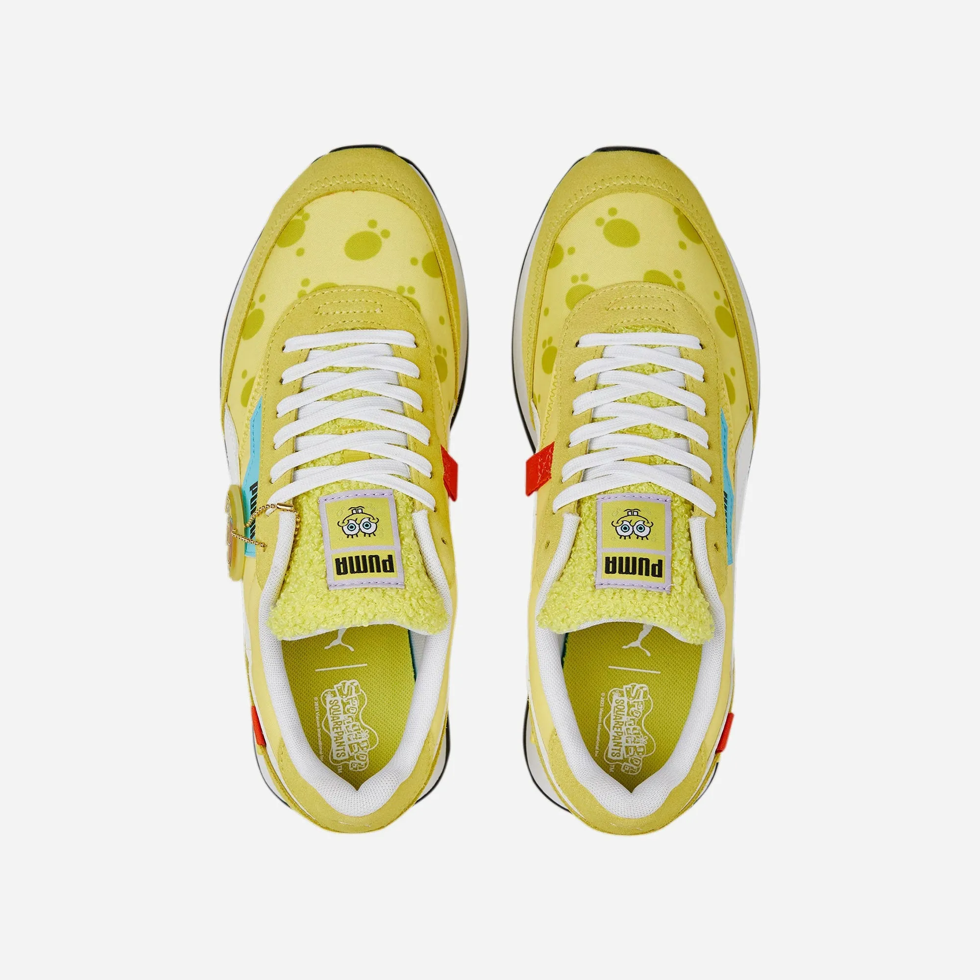 Giày Thời Trang Unisex Puma Future Rider Spongebob - Vàng