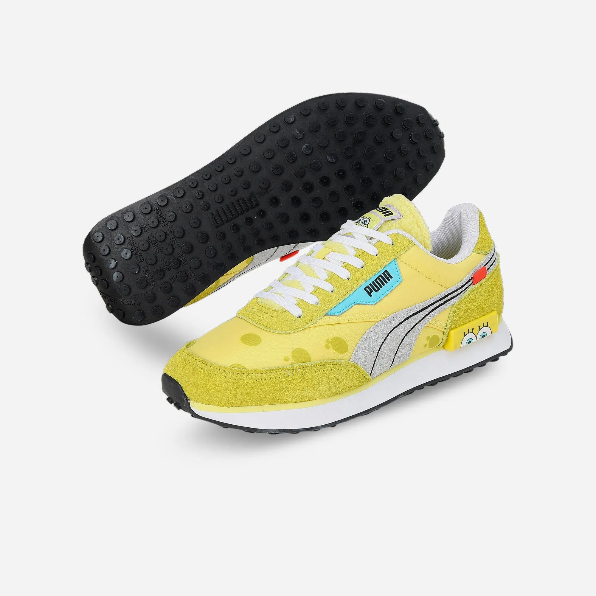 Giày Thời Trang Unisex Puma Future Rider Spongebob - Vàng