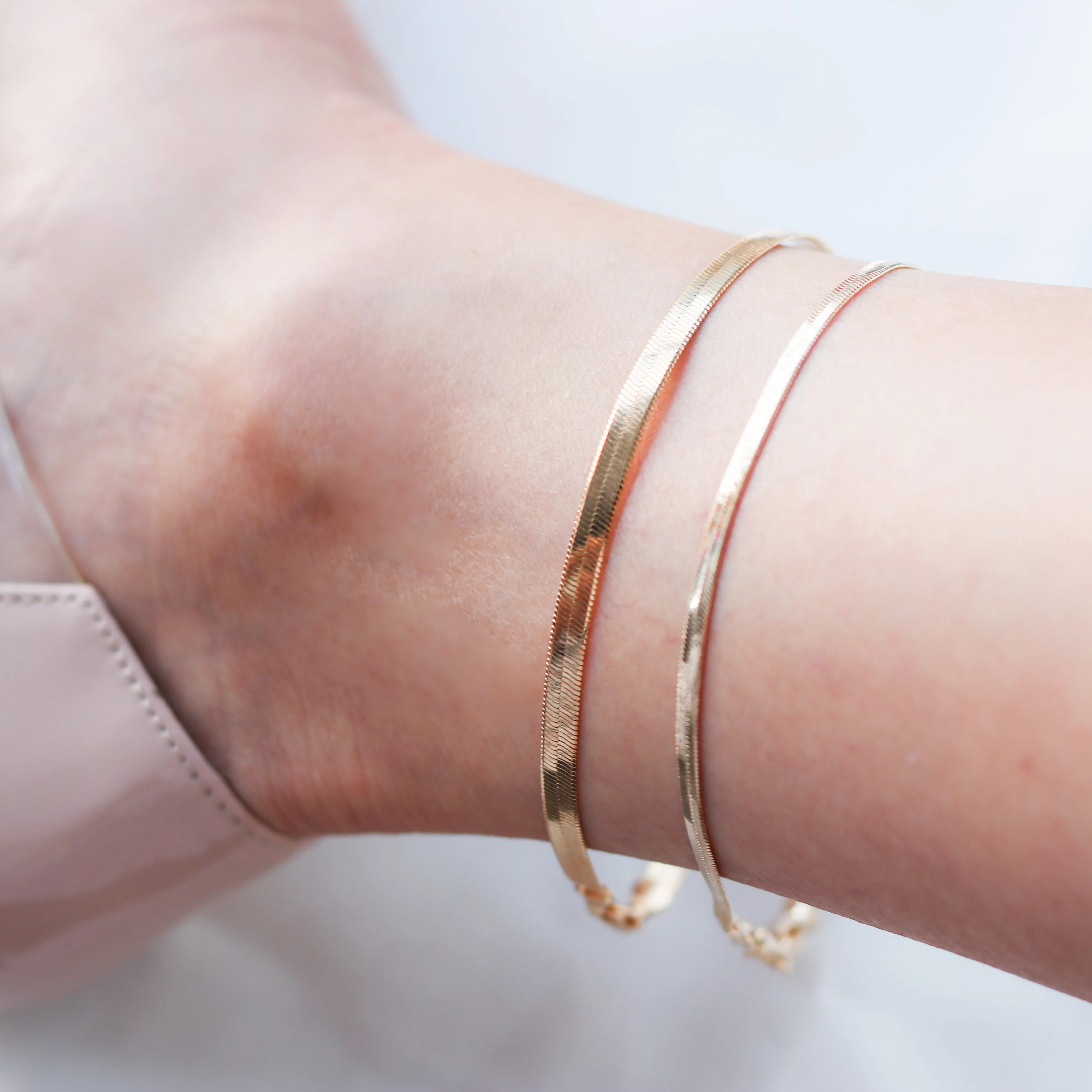 Herringbone Anklet