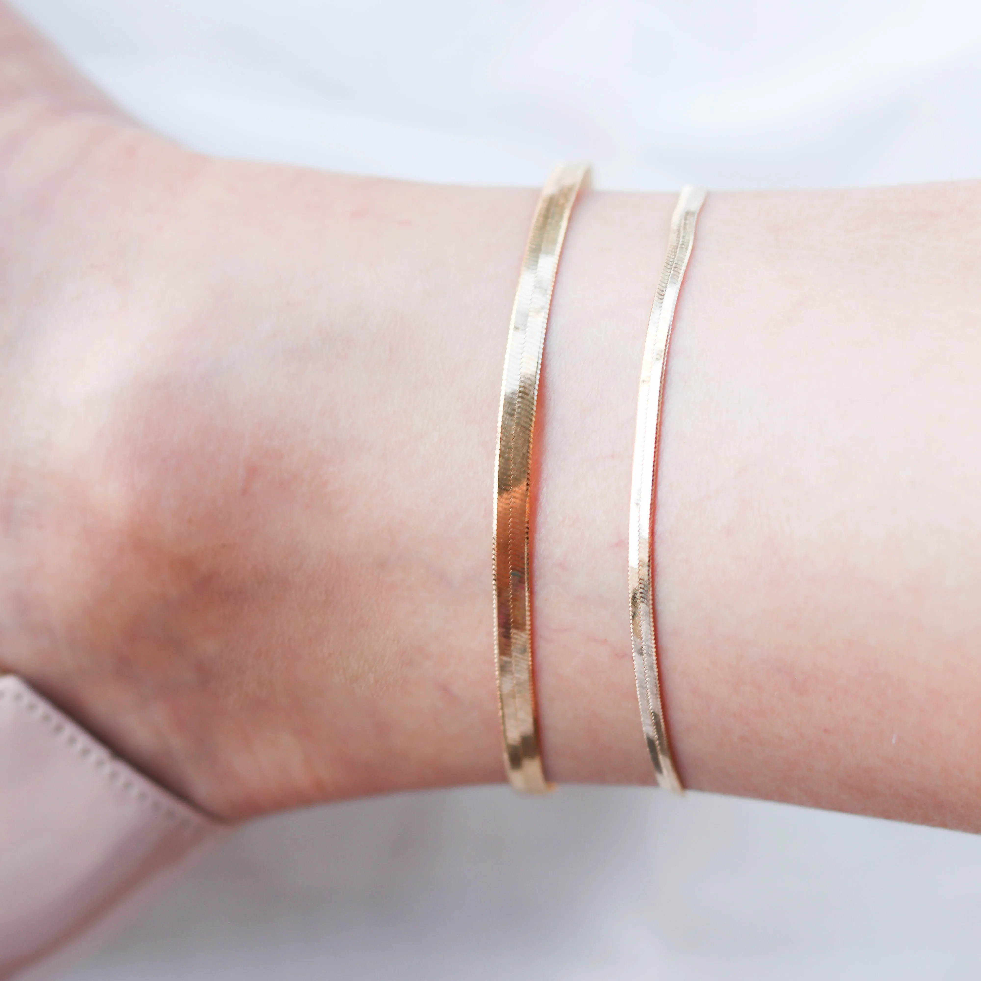 Herringbone Anklet
