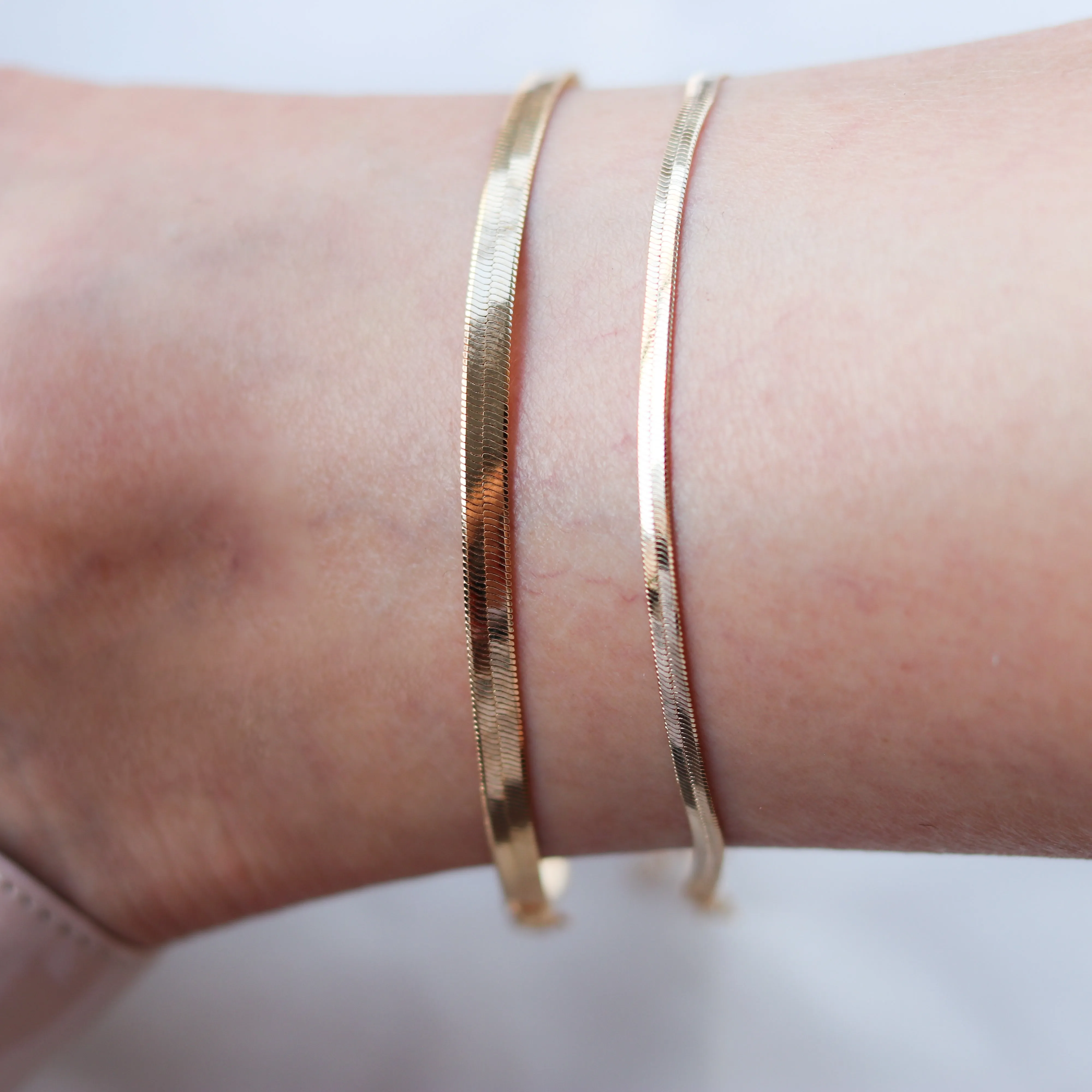 Herringbone Anklet