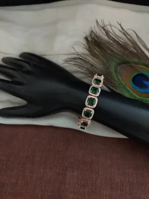 Hydro Ruby and Green A.D Fancy Bracelet