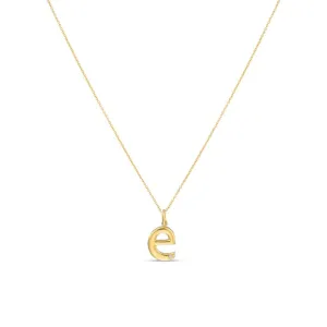 Initial Pendant With Birthstone