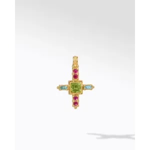 Konstantino Alexandria 18K Yellow Gold Cleopatra Petite Cross Pendant
