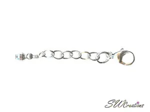 Looking Glass Silver Anklet Extender