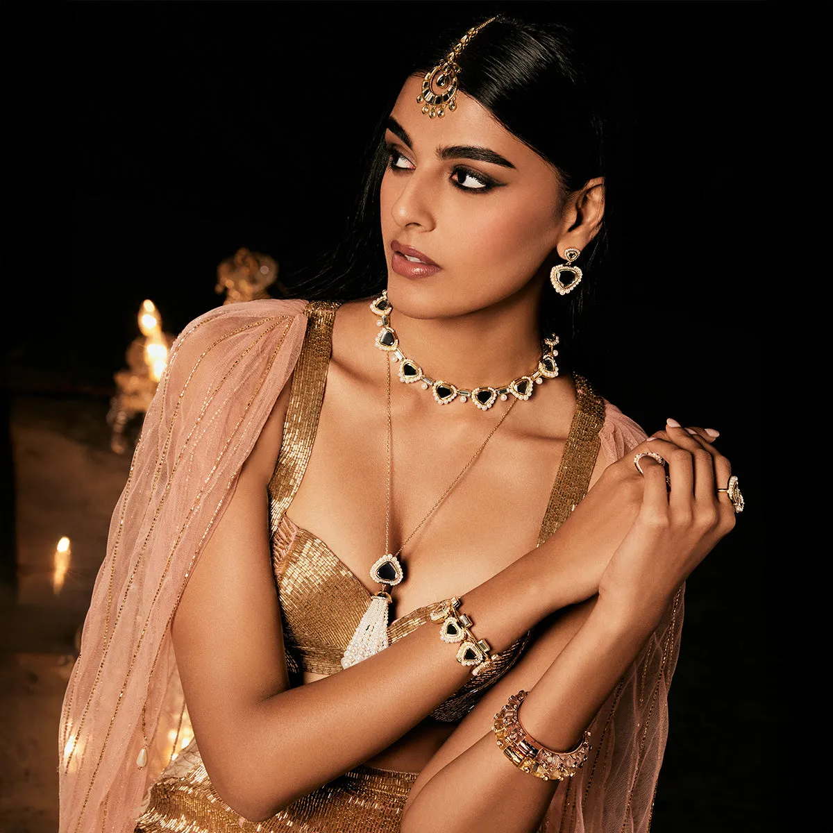 Lucent Riviere Collar Necklace
