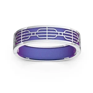 Nanyang Dream Bangle - Dawn Mauve - Sterling Silver