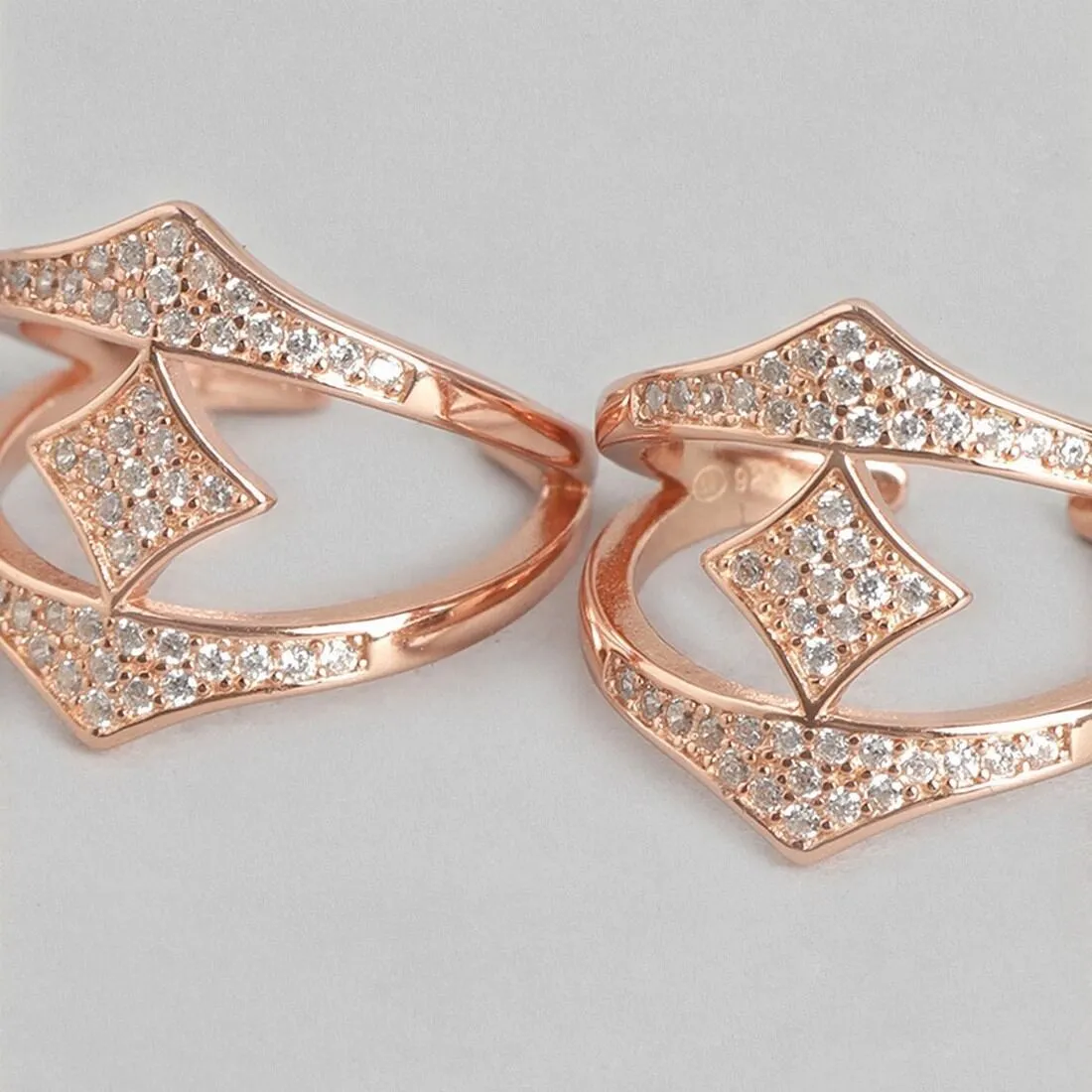 Newly Wed Rose Gold 925 Silver Toe Ring