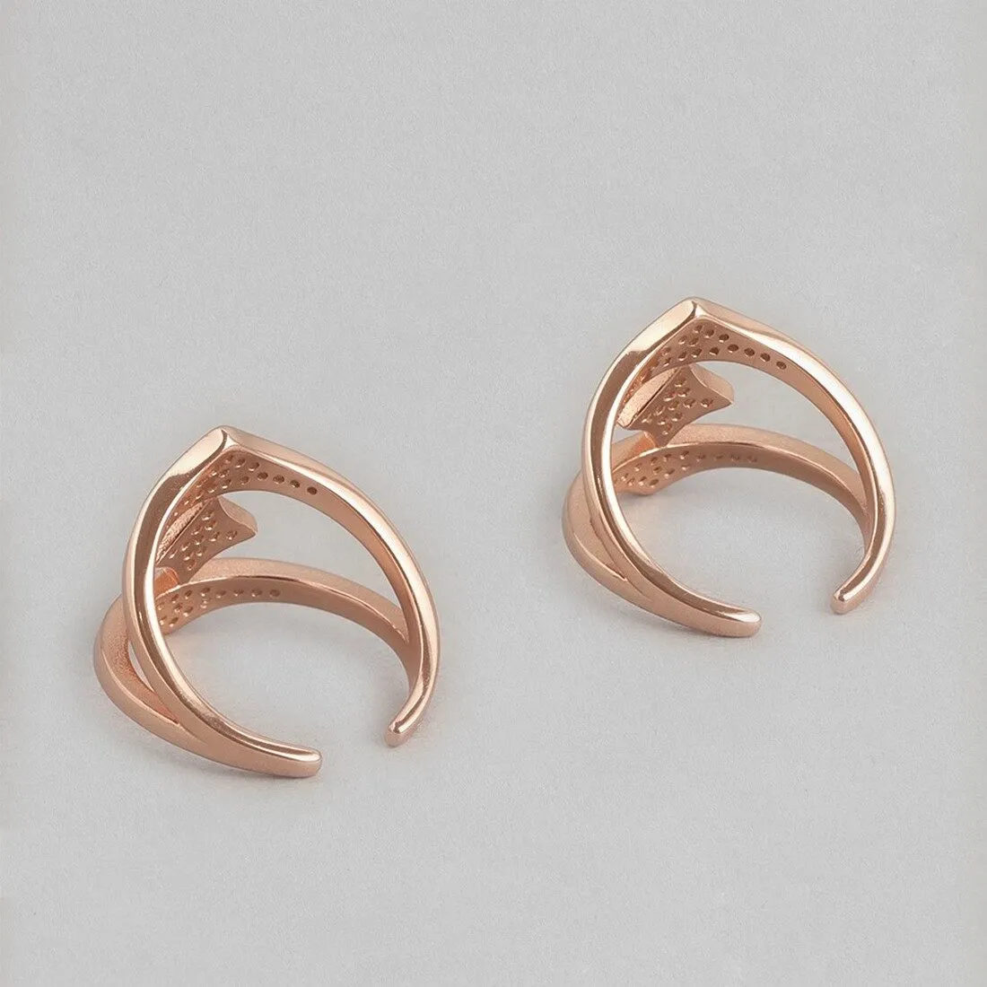 Newly Wed Rose Gold 925 Silver Toe Ring