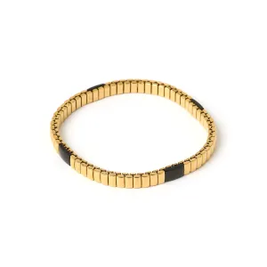 Onyx Bracelet - Two Toned