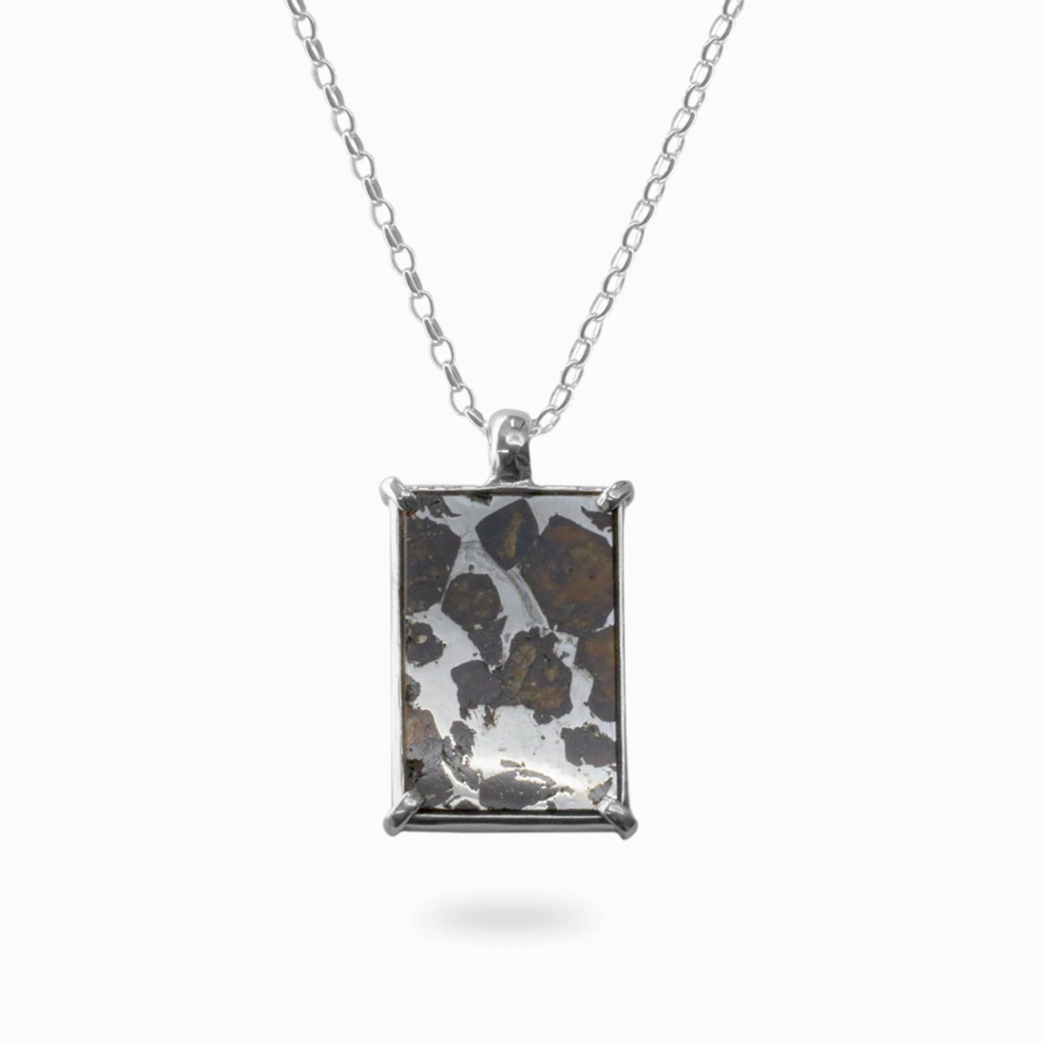 Pallasite Meteorite Necklace