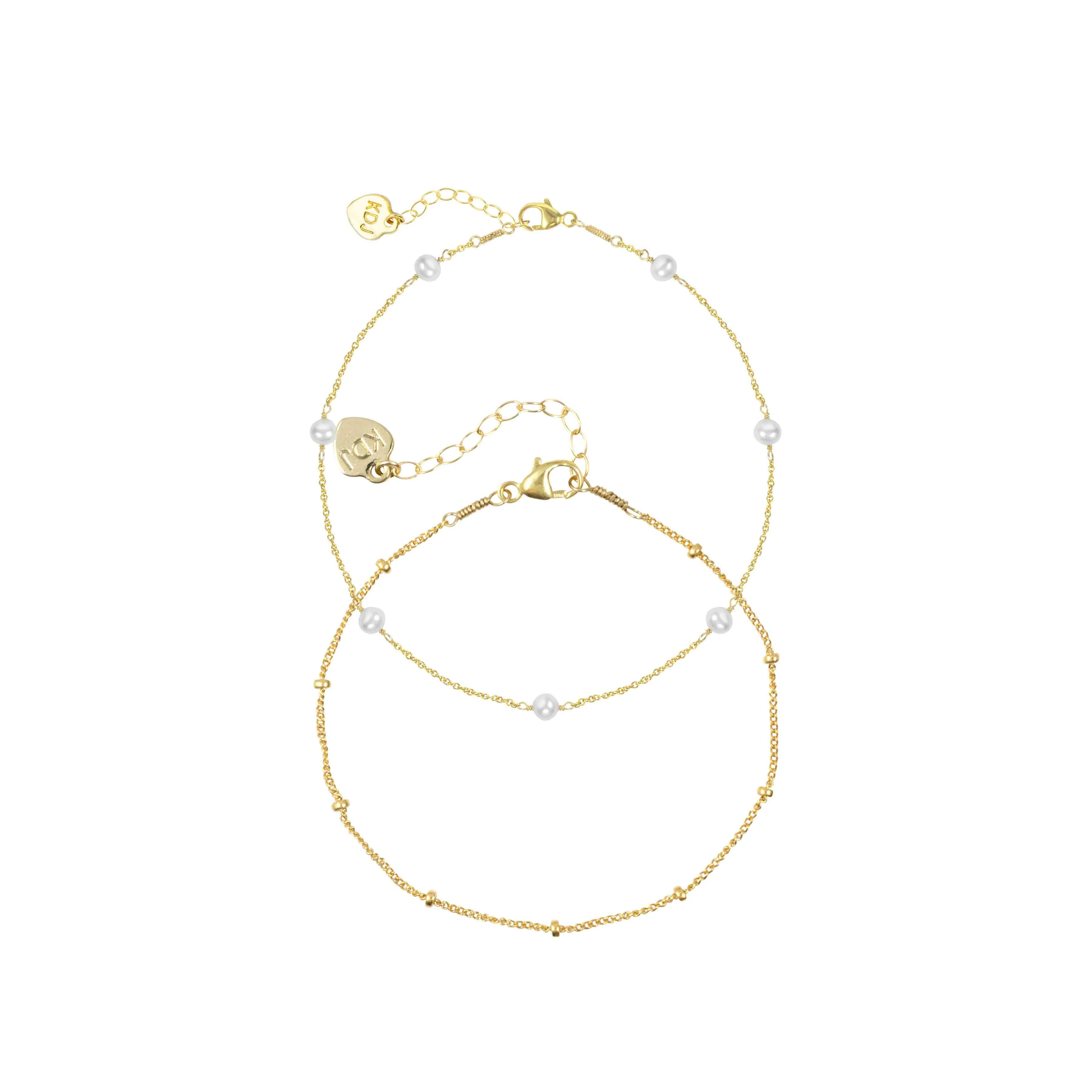 Pearl Anklet Set