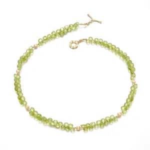 Peridot Briolette Necklace
