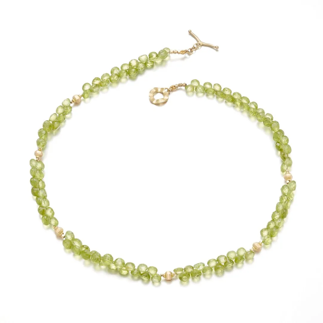 Peridot Briolette Necklace