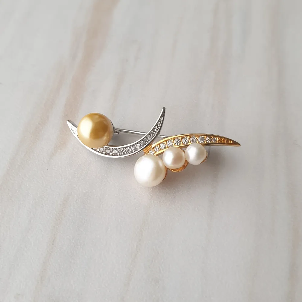 Phases of the Moon Brooch